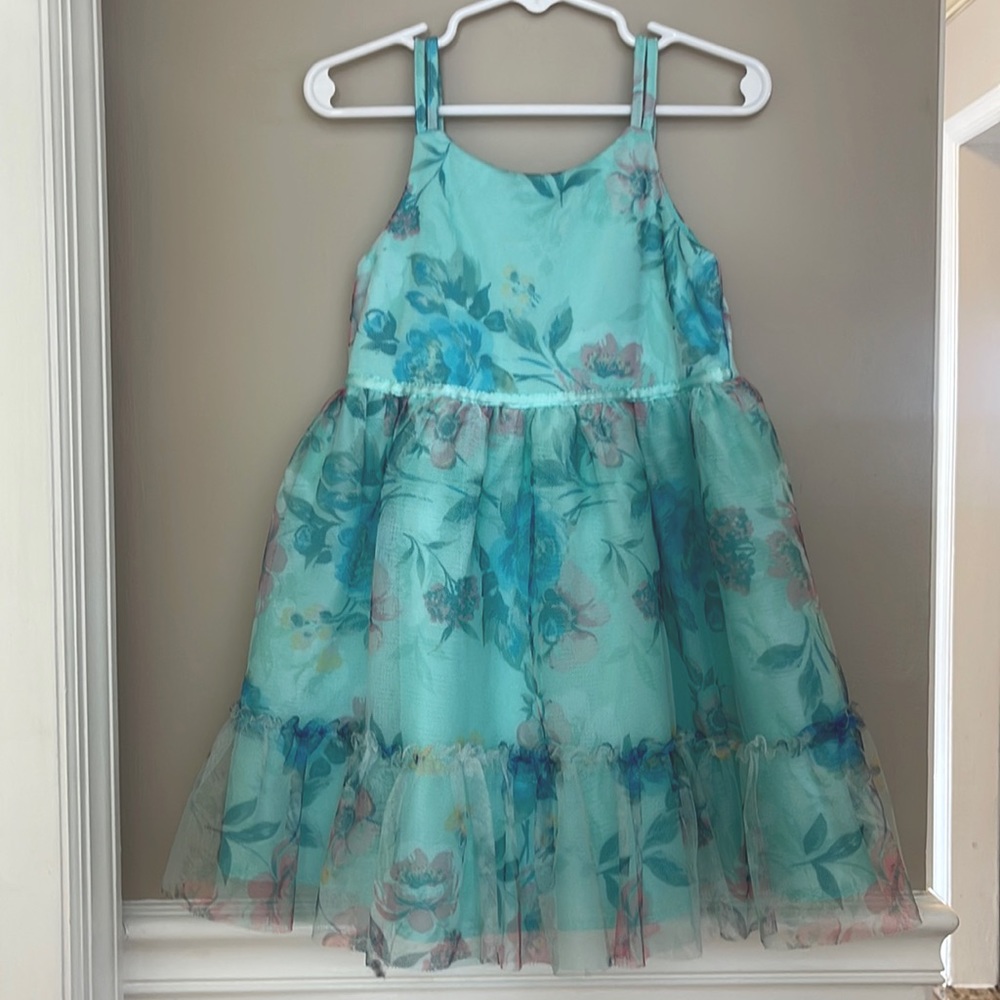 Zenzi Girls Sleeveless Floral Dress
